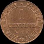 Pice de 1 centime Crs 1897A