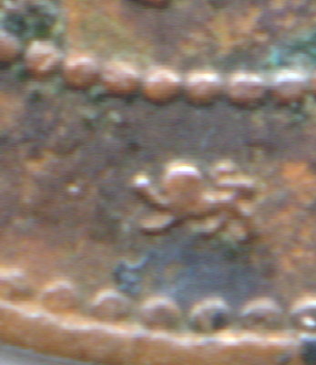 2 centimes Napolon III tte nue 1854D avec petit diffrent du Directeur