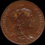 Pice de 10 centimes 1915 Dupuis - Rpublique franaise - avers