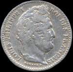 Pice de 25 centimes Louis-Philippe I Roi des franais - 1847A - avers