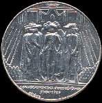 Pice de 1 franc Convocation des Etats Gnraux 5 mai 1789 - Rpublique franaise - 1989 - avers
