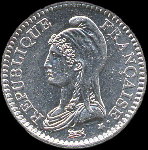 Pice de 1 franc Rpublique - Rpublique franaise - Libert Egalit Fraternit - 1992 - avers