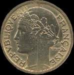 Pice de 2 francs Morlon bronze-aluminium 1940 - Rpublique franaise - avers
