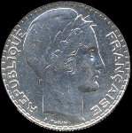 Pice de 10 francs Turin argent 1938 - avers