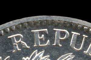 Variante sans accent sur pice de 10 francs Hercule 1967