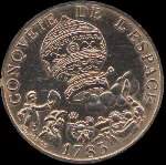 Pice de 10 francs Conqute de l'Espace 1783 - 1983 - avers