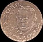 Pice de 10 francs Stendhal 1783-1842 - 1983 - avers