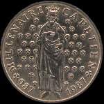 Pice de 10 francs Hughes Capet 987-1987 - avers