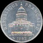 Pice de 100 francs Panthon 1982 - avers