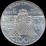 Pice de 100 francs Libert 1993 - revers