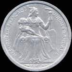 Polynsie - pice de 1 franc 1949 Etablissements Franais de l'Ocanie - avers