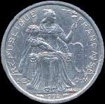 Polynsie - pice de 1 franc 1994 Polynsie franaise I.E.O.M. - avers