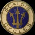 Timbre-monnaie Cycles Scaldis avec capsule mtallique - 10 centimes - avers
