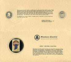 Timbre-monnaie Western Electric 1966 - intrieur