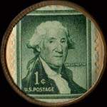 Timbre-monnaie R.H.Rosholm - 1 cent - revers