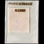 Timbre-monnaie Raiffeisenkasse Algund 10 lire - Italie - dos