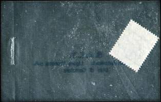 Timbre-monnaie S. A. L. T. (Societ Autostrada Ligure Toscana) - 50 lire dans sachet plastique transparent avec inscriptions en bleu - Italie - dos