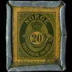 Timbre-monnaie de 20 ore mis par Marcovith en Norvge - revers