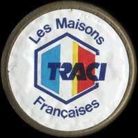 Monnaie publicitaire Traci - Les Maisons Franaises - sur 10 francs Mathieu (imitation de Pile ou Pub)