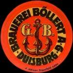 Timbre-monnaie Bllert Brauerei - Allemagne - briefmarkenkapselgeld