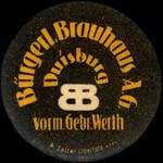 Timbre-monnaie Brgerl Brauhaus - Allemagne - briefmarkenkapselgeld