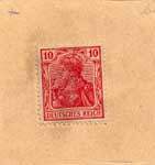 Timbre-monnaie Brgel 10 pfennig - Allemagne - Briefmarkengeld