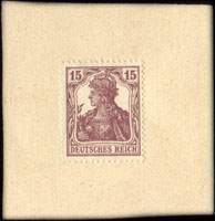 Timbre-monnaie Brgel 15 pfennig - Allemagne - Briefmarkengeld