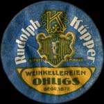 Timbre-monnaie Rudolph Kpper - Allemagne - briefmarkenkapselgeld