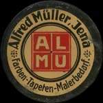 Timbre-monnaie Alfred Mller - Allemagne - briefmarkenkapselgeld