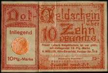 Timbre-monnaie H.Mller - Allemagne - Briefmarkengeld