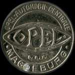 Timbre-monnaie OPEL - Dsseldorf - Allemagne - briefmarkenkapselgeld