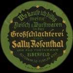 Timbre-monnaie Sally Rosenthal - Allemagne - briefmarkenkapselgeld