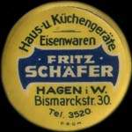 Timbre-monnaie Fritz Schfer - Allemagne - briefmarkenkapselgeld
