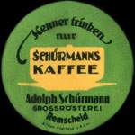 Timbre-monnaie Schrmanns Kaffee  Remscheid - Allemagne - briefmarkenkapselgeld