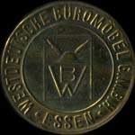 Timbre-monnaie Westdeutsche-Brombel - Allemagne - briefmarkenkapselgeld