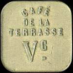 Jeton Café de la Terrasse - V centimes / 5 centimes - avers