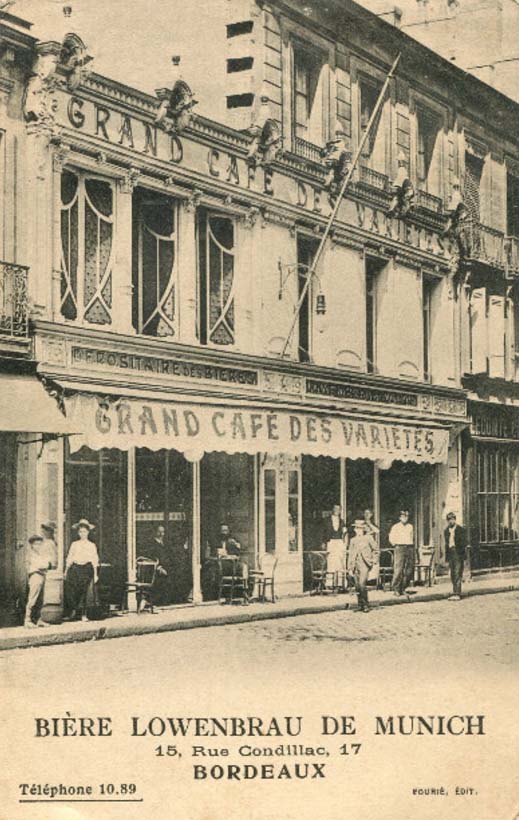 Grand Café des Variétés, 15-17 Rue Condillac à Bordeaux