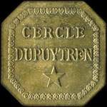 Jeton Cercle Dupuytren - 50 centimes à localiser - avers