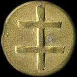 Jeton anonyme de 50 (centimes) avec une Croix de Lorraine - avers