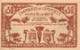 Billet des Chambres de Commerce d'Ajaccio et de Bastia - 50 centimes - délibération du 12 mars 1920 - sans filigrane