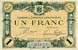 Billet de la Chambre de Commerce d'Angoulme - 1 franc - mission du 15 janvier 1915 - 2me srie