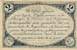 Billet de la Chambre de Commerce d'Angoulême - 2 francs - émission du 15 janvier 1915 - 3ème série