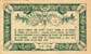 Billet de la Chambre de Commerce de l'Aveyron (Rodez et Millau) - 1 franc - dlibration du 12 mars 1915 - spcimen annul 000000 - petites lettres