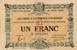 Billet de la Chambre de Commerce d'Avignon - Villes d'Avignon, Apt, Carpentras, Orange - 1 franc - Délibération du 11 août 1915 - Guerre Européenne de 1914-1915