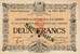 Billet de la Chambre de Commerce d'Avignon - Villes d'Avignon, Apt, Carpentras, Orange - 2 francs - Délibération du 11 août 1915 - Guerre Européenne de 1914-1915 - spécimen
