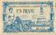 Billet de la Chambre de Commerce des Basses-Alpes - 1 franc - délibération du 19 juillet 1917