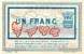 Billet de la Chambre de Commerce de Béziers - 1 franc - délibération du 19 novembre 1918 - sans filigrane