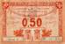 Billet des Chambres de Commerce de Caen et de Honfleur - 50 centimes - troisime mission 1920-1923 - srie A
