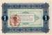 Billet de la Chambre de Commerce de Calais - 1 franc - délibération du 8 octobre 1915 - série A 101 - n° 0,161