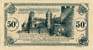 Billet de la Chambre de Commerce de Carcassonne - 50 centimes - délibération du 22 mars 1922 - spécimen annulé